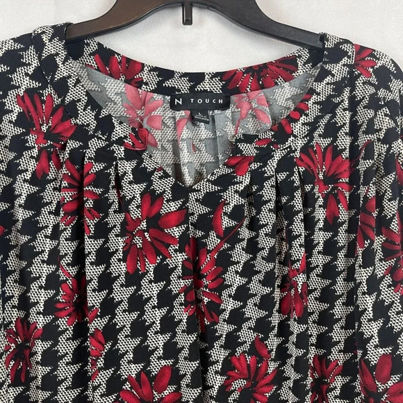 N Touch Women Long Sleeve V Neck Top Size L - Picture 5 of 7